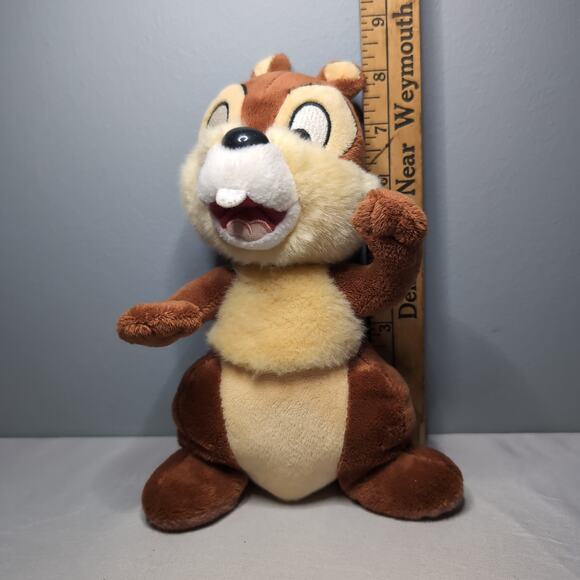 Disney Parks Chip Plush Walt Disney World Disneyland Chipmunk 9" Stuffed Animal - Picture 9 of 9